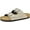 Stone, variant on VENECORE Verano Women's Cork Footbed Sandals Summer Comfortable Cushioned Slide Flat Slip-on, Stone, US 10M