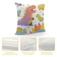 thumbnail image 4 of Throw Pillow Covers Colorful Animal Children's Drawing Cute Design Square Pillowcases for Home Decor Sofa Car Bedroom Pillow case, 4 of 5