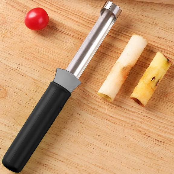 Apples Corer Peeler 2 in 1 Fruit Vegetable Peeling Tool Stainless Steel Kitchen Gadget for Apples Potatoes Cucumbers - Ergonomic Handheld Corer and Peeler Combo for Home Cooking Prep