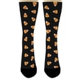 thumbnail image 4 of ThisWear Candy Halloween Gifts Candy Corn Socks Fall Holiday Outfit Accessories 1-Pair Novelty Crew Socks, 4 of 5