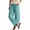 Turquoise #039, variant on Linen Barrel Pants Women - 2026 Summer Cotton Linen Harem Pants with Pockets Plus Size Lightweight Cropped Pant, XL