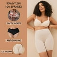 thumbnail image 2 of Shorts Anti-Frottement pour Femmes sous Robe Boxers Longs Sans Couture sous-Vêtements, 2 of 2