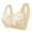 Beige, variant on Posijego Plus Size Bra for Women Front Closure Bra Wireless Everyday Bralettes Full Coverage No Underwire Bras