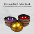 thumbnail image 4 of Coconut Decorative Bowl,Handcrafted Coconut Shell Key Bowl Fruit Snack Holder Container for Door Entryway Table Dry Snacks, 4 of 6