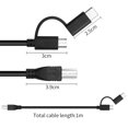 thumbnail image 3 of USB C Printer Cable 3.3 ft, 2-in-1 Designed,Micro USB to USB B Printer Cable， USB C to USB B Printer Cable, 3 of 5