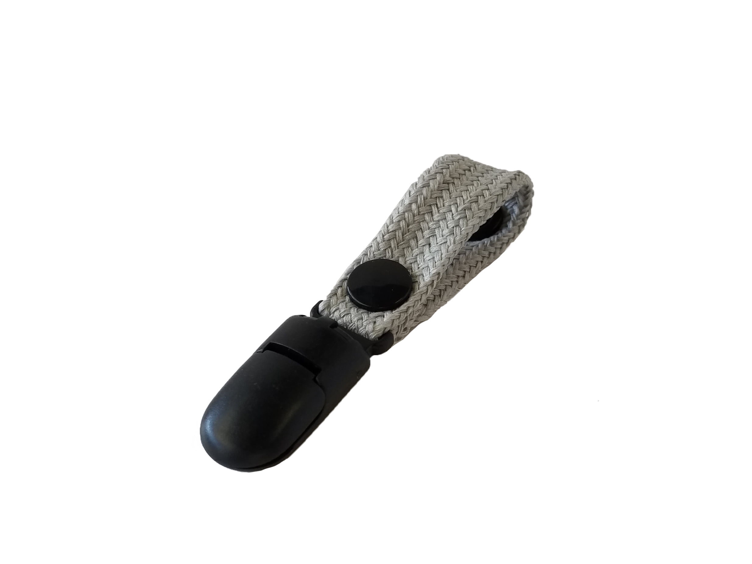 Hydration Backpack Drink Tube Lanyard Clip Gray by