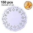thumbnail image 1 of 1 pcs Round Paper Doilies, Doily Placemats for Tables, Wedding, Parties ( 150 Pack), 1 of 9