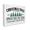 thumbnail image 3 of Stupell Industries Christmas Trees Vintage Sign Graphic Art Gallery Wrapped Canvas Print Wall Art, Design by Lettered and Lined, 3 of 7