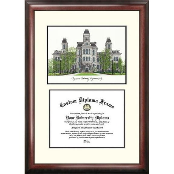 Campusimages NY999LV Syracuse University Legacy Scholar Diploma Frame
