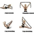 thumbnail image 4 of Nvzi Correa elástica - Banda elástica para piernas para mejorar la flexibilidad - Correa de yoga para estiramientos - Cinturón de fisioterapia y ejercicio para rehabilitación (05), 4 of 5