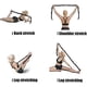 thumbnail image 4 of Nvzi Correa elástica - Banda elástica para piernas para mejorar la flexibilidad - Correa de yoga para estiramientos - Cinturón de fisioterapia y ejercicio para rehabilitación (04), 4 of 5