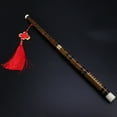 thumbnail image 1 of RENACLIPY Traditional Handmade Bamboo Flute Chinese Musical Instrument Multi Color for Beginner Music, 1 of 7