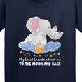 thumbnail image 4 of Inktastic My Great Grandma Loves Me to the Moon and Back Elephant Youth T-Shirt, 4 of 5