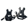thumbnail image 1 of Pedales para bicicleta estática Pedales para bicicleta de Pedales de bicicleta antideslizantes con puntera para gimnasio en casa al aire libr 2 centímetros, 1 of 9