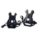 thumbnail image 1 of Pedales antideslizantes para bicicleta, pedales para bicicleta estática con clips y correas, pedales de bicicleta giratorios para gimnasio 18 cm, 1 of 9
