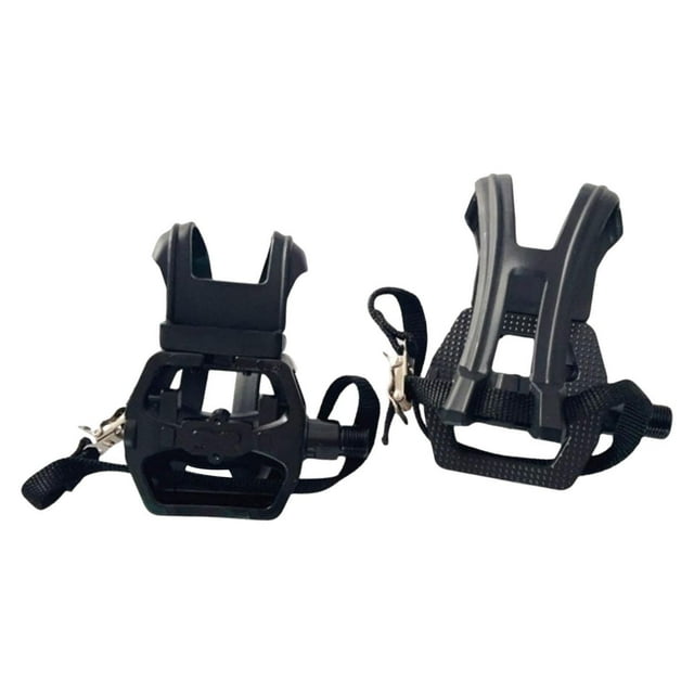 koolsoo Pédales avec Cage à Orteils Pédales de Vélo pour Extérieur Pièces 1.8cm