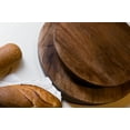 thumbnail image 5 of BIDK Home Natural Burnt Wood Finish Lazy Susan Turntable Rotating Tray - 14" - Brown, 5 of 9
