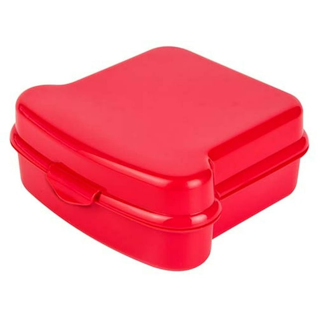 Lonchera para sándwich con tapa a presión-Selk rojo 15.5 x 14 x 6