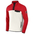 thumbnail image 2 of Men's NFL x Darius Rucker Collection by Fanatics Red/Cream Atlanta Falcons Micro Fleece Quarter-Snap Jacket, 2 of 3
