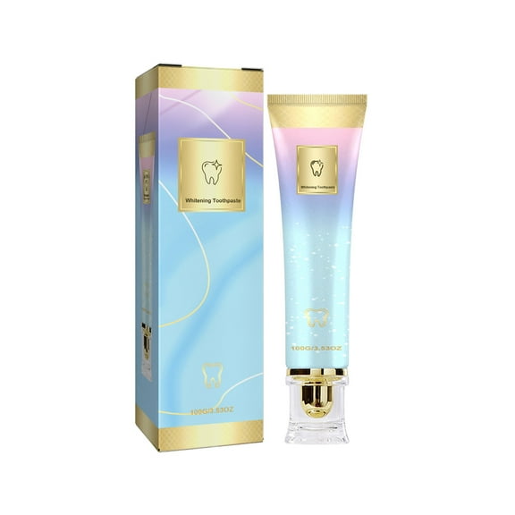 Whitening Toothpaste, Toothpaste for Sensitive Teeth and Cavity Prevention, Whitening Toothpaste Cleaning Fresh Breath Bright Tooth Peach Toothpaste 100g