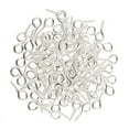 thumbnail image 6 of 100x Wholesale 10mm Screw Eyepins Hooks Eyelets Threaded Eye Pins Bails Peg, 6 of 6