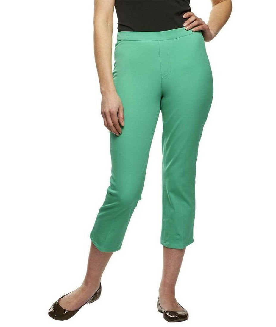 Isaac Mizrahi 24 7 Stretch Cropped Pull-On Pants Women's A223819 -  Walmart.com