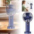thumbnail image 1 of Mini Ventilador De Mano Con Pantalla Digital: Recargable Por Usb, Potente, Silencioso Y Portátil, Ideal Para Exteriores Y Estudiantes, 1 of 7