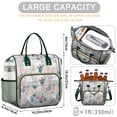 thumbnail image 5 of Pioneer Flower Floral Print Pattern Womens Lunch Box for Work,Insulated Large Lunch Bag for Tween and Teen,Loncheras Para Mujer,Leakproof Adult Lunch Bag for Work,Beach,Travel,Picnic,Camping, 5 of 7