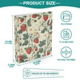 thumbnail image 3 of FORMRS 3 Ring Binder 1/2 inch with Pockets Set of 2 Clip Board 200 Sheets Capacity, Small Strawberry Pattern, 3 of 8