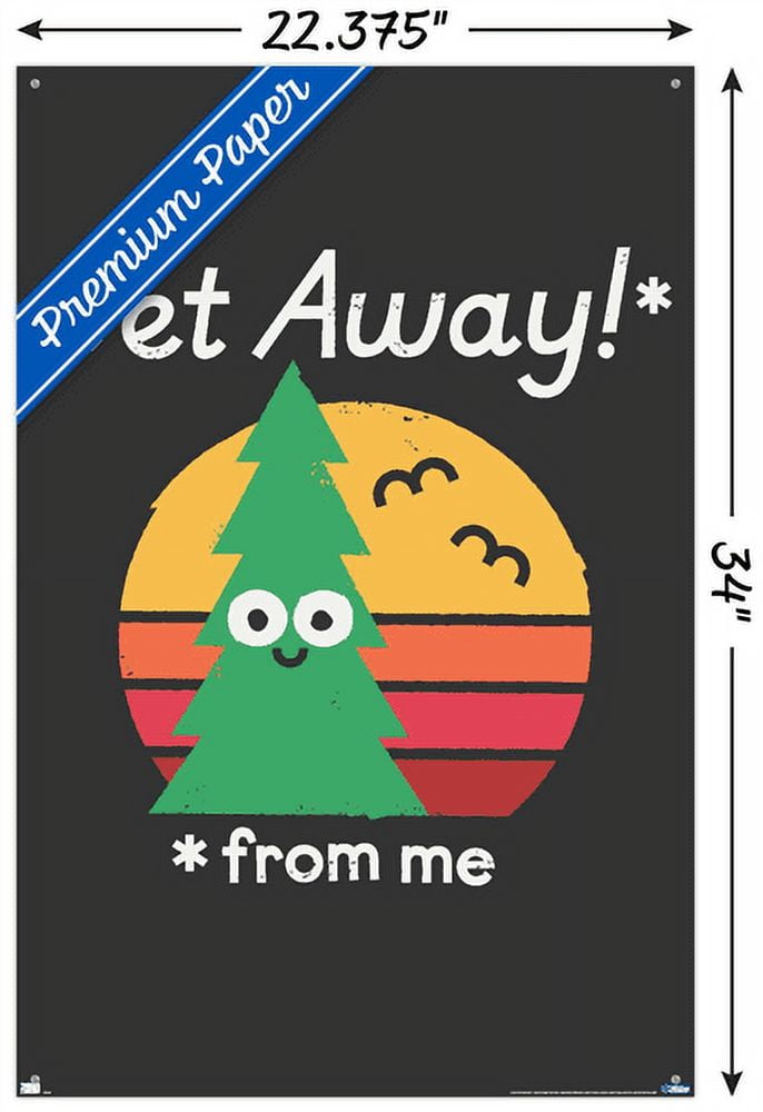 DaVid Olenick - Take a Hike Wall Poster with Push Pins, 22.375" x 34"