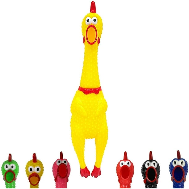 Animolds Crazy Huge Rubber Chicken 29 Inch Giant Screaming Noise