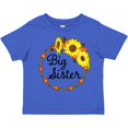thumbnail image 3 of Inktastic Big Sister Sunflower Wreath Boys or Girls Toddler T-Shirt, 3 of 5