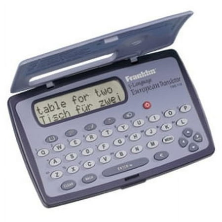 FRANKLIN TWE118 TRANSLATOR 5EUROPEAN LANGUAGES CUR...