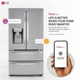 thumbnail image 2 of LG LRMXS2806S  GLASS DOOR FREESTANDING REFRIGERATOR Black Stainless Steel, 2 of 5