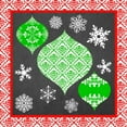 thumbnail image 2 of Vess, June Erica 26x26 White Modern Wood Framed Museum Art Print Titled - Let it Snow Collection G, 2 of 4
