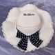 thumbnail image 2 of Sombrero de ala grande para mujer, con borde ondulado y lazo, de 56 a 58 cm de circunferencia, para playa, para verano, protector solar, sombrero de paja, 2 of 5