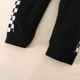 thumbnail image 7 of 18 Months Toddler Baby Girls Clothes Baby Girls Outfits 18-24 Months Baby Girls Long Sleeve Round Neckline Solid Color Top Pants 2PCS Set Black, 7 of 7