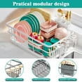 thumbnail image 5 of BEHERZT Large Stainless Steel Dish Drying Racks with Drainboard,Countertop Dish Drainer Rack,Kitchen Sink Dish Rack,Gray, 5 of 6