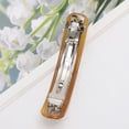thumbnail image 3 of Unique Bargains 1 Pc Hair Barrettes Retro Hair Clips Light Coffee Color, 3 of 5