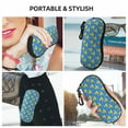 thumbnail image 6 of KLL Cute Yellow Rubber Ducks Print Eyeglass Case for Men & Women's Classy Travel Eyewear Holder Case Zipper Eyeglasses Case With Hook, 6 of 6