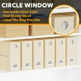 thumbnail image 3 of SpaceAid 6 Pack Sheet Organizers and Storage, Queen & King Size, Beige, Fabric, 3 of 6