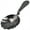 Black, variant on BE-TOOL Ice Strainer Cocktail Strainer Bar Ice Filter with Curved Handle Restaurant Bar Home Shell Shaped