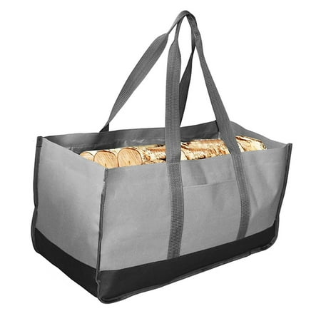 Large Capacity Firewood Wood Tote Bag Portable Outdoor Camping Log Carrier Bag