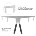 thumbnail image 2 of Stainless Steel Eyebrow Ruler Safe Lightweight Portable 3 Point Positioning Eyebrow Ruler, 2 of 8