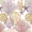 Ocean-3, variant on RisChhery Purple Shell Blue Starfish Print Curtains, Light Blocking, Grommet Top, 42 x 63 Inches, Set of 2