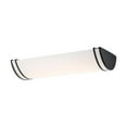 thumbnail image 3 of Nuvo Glamour LED 25-in Linear Flush Mount Fixture Black Finish CCT Selectable, 3 of 7