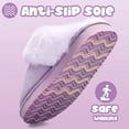 thumbnail image 2 of Kids Plush Fuzzy Slippers for Toddler Boys & Girls, Soft Warm Winter House Shoes, Non-Slip Thick Sole Bedroom Slides for Little Kid & Big Kid, 2 of 6