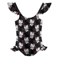 thumbnail image 5 of Hello Kitty Girls One Piece Swimsuits Hawaiian Summer Swimwear Beach Bathing Suit Outfits, 5 of 7
