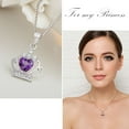 thumbnail image 3 of Emma Manor EM Jewelry "My Princess" Heart Shape Crystal Crown Pendant Necklace, 3 of 5