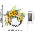 thumbnail image 3 of Dvumao Home Decor, Sunflower Letter Wreath Door Decoration Holiday Props Window And Wall Decorations Handicrafts, Gifts for Mom, 3 of 9